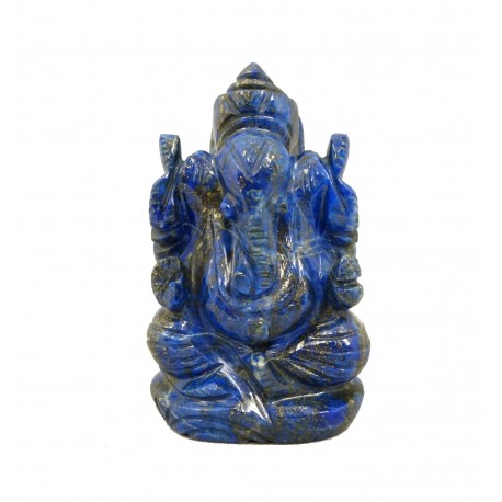 Statuette Ganesh Lapis Lazuli IN21530