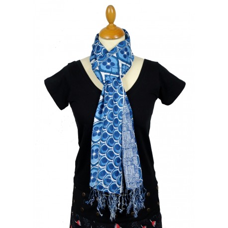 Foulard IN15120 bleu1