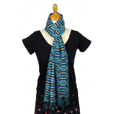 Foulard IN15120 bleu3
