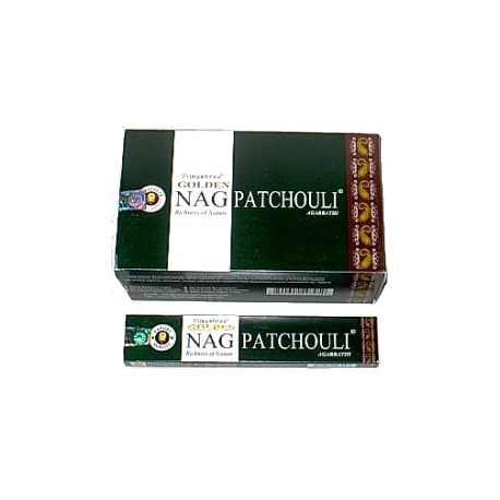 Encens Golden Nag Patchouli 15grs IN10112