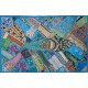 PATCHWORK Turquoise 100X150CMS IN14522 (48)