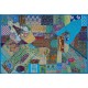 PATCHWORK Turquoise 100X150CMS IN14522 (7)