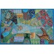 PATCHWORK Turquoise 100X150CMS IN14522 (30)