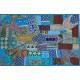 PATCHWORK Turquoise 100X150CMS IN14522 (35)