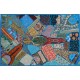 PATCHWORK Turquoise 100X150CMS IN14522 (39)