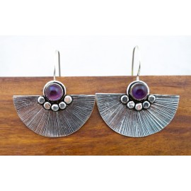 Boucles d'oreilles IN18220 améthyste