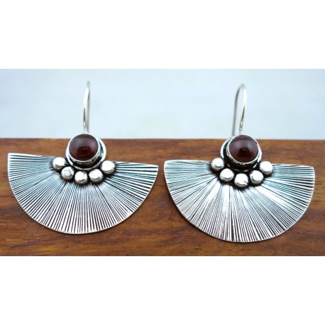 Boucles d'oreilles IN18220 grenat