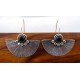 Boucles d'oreilles IN18220 onyx noir