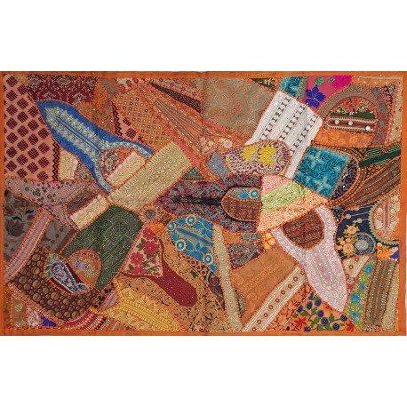 PATCHWORK Orange 100X150CM IN14522 (17)