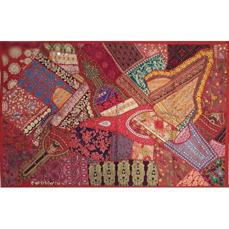 PATCHWORK Rouge 100X150CM IN14522 (36)