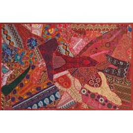 PATCHWORK Rouge 100X150CM IN14522