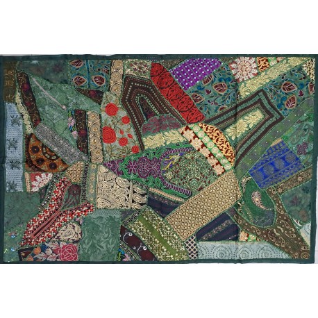 PATCHWORK Vert 100X150CM IN14522 (44)
