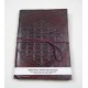 Cahier cuir Fleur de vie 15x20cms IN20304