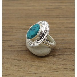 Bague Pierre Semi précieuse IN18402 turquoise
