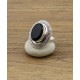 Bague Pierre Semi précieuse IN18402 onyx noir
