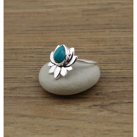 Bague Pierre Semi précieuse IN18406 turquoise