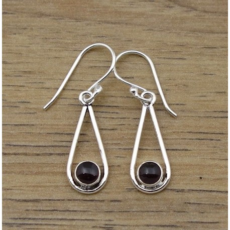 Boucles d'oreilles IN18210 grenat