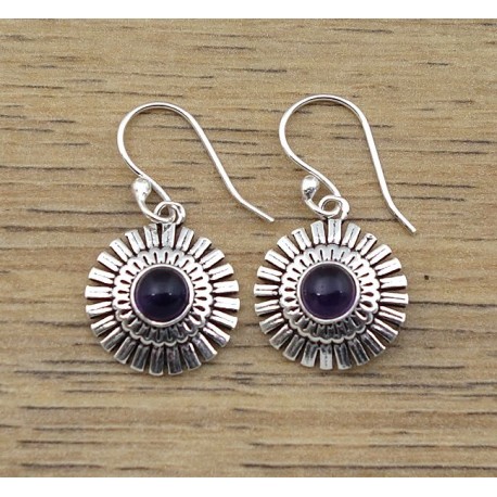 Boucles d'oreilles IN18216 améthyste