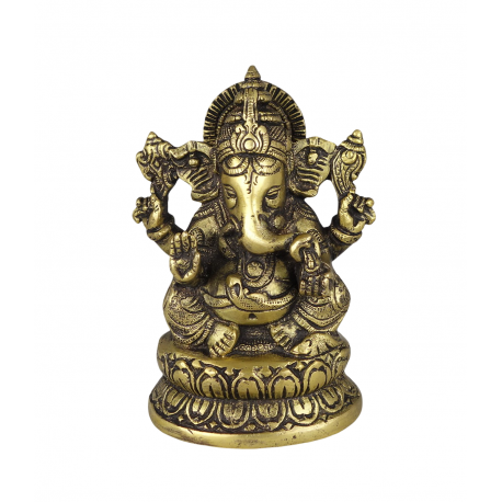 Statue Ganesh bronze 13cm IN21134