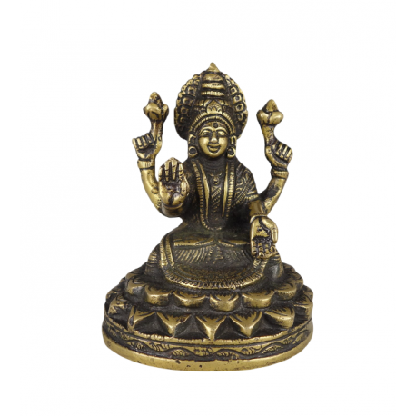 Statue Laxmi bronze 10cm IN21151