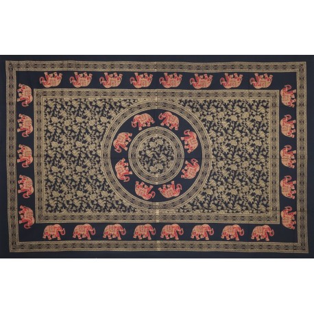 Tenture Elephants Gold IN14280