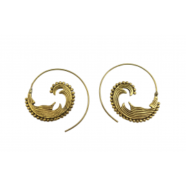 Boucles d'oreilles vagues