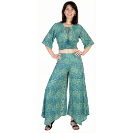 Ensemble Bohème turquoise