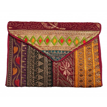 Pochette Broderies in13012 rouge