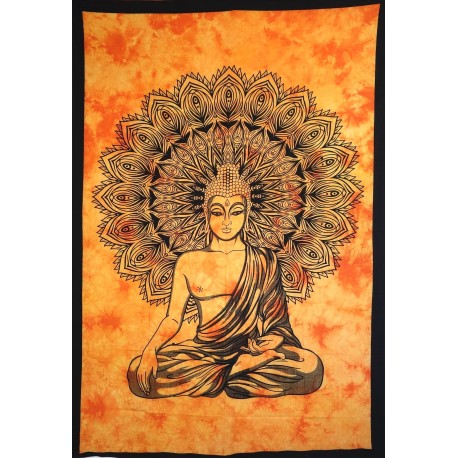 Tenture Boudha Paon IN14246