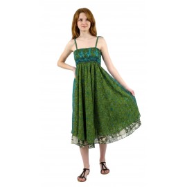 Robe/Jupe soie indienne IN12206