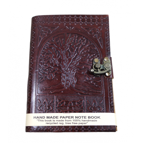 Carnet cuir Om 13x18cm IN20305