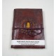 Cahier cuir lotus/oeil de tigre 11x15cm IN20308
