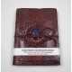 Cahier cuir soleil/lapis lazuli 11x15cm IN20308