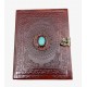 Carnet cuir Turquoise 17x23cm IN20312