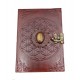 Carnet cuir oeil de tigre 13x18cm IN20314
