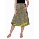Jupe porte feuille soie indienne IN12201
