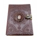 Carnet cuir pierre de lune 13x18cm IN20314